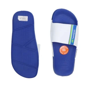 Havaianas Donna Scarpe Mare | Scarpe Mare-SLIDE CLASSIC BRASIL METALLIC Blu Royal