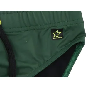 4giveness Abbigliamento Costume-SLIP MARE COLORS Verde Scuro