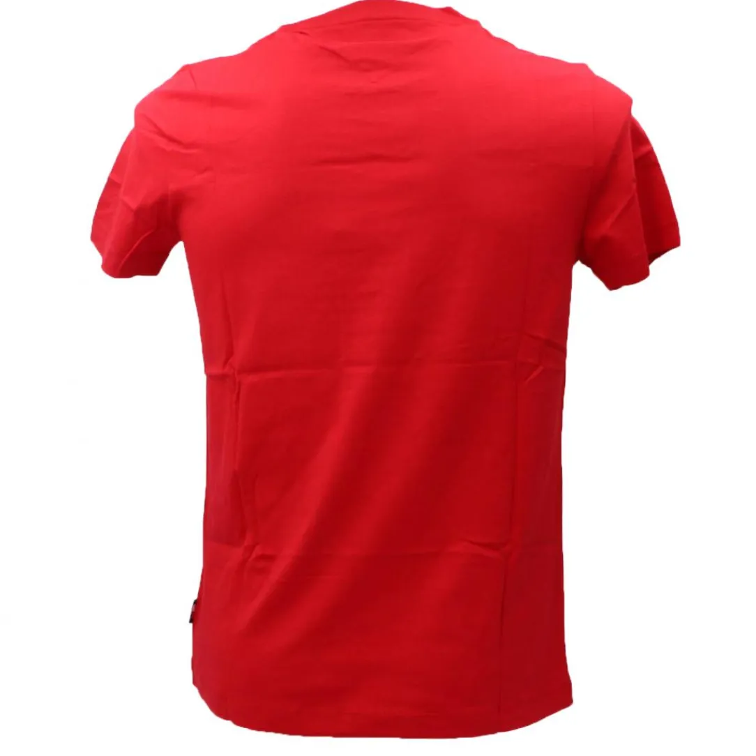 small_hilfiger_slim_tee___2.webp Tommy Hilfiger Uomo T-Shirt-SMALL HILFIGER SLIM TEE 34387 Rosso