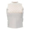 Guess Donna Maglia-Smanicata logata W3YR26Z37K0 Bianco