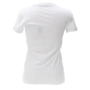 Guess Donna T-Shirt-SS CN MINI TRIANGLE TEE Bianco