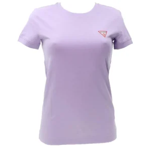Guess Donna T-Shirt-SS CN MINI TRIANGLE TEE Lilla