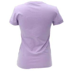 Guess Donna T-Shirt-SS CN MINI TRIANGLE TEE Lilla