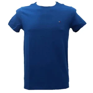 Tommy Hilfiger Uomo T-Shirt-STRETCH SLIM FIT TEE 10800 Blu