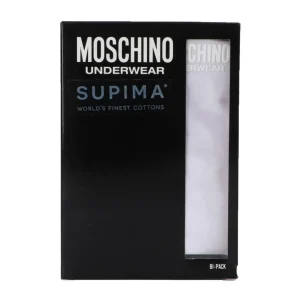 Moschino Uomo T-Shirt-SUPIMA BI-PACK T-SHIRT Bianco