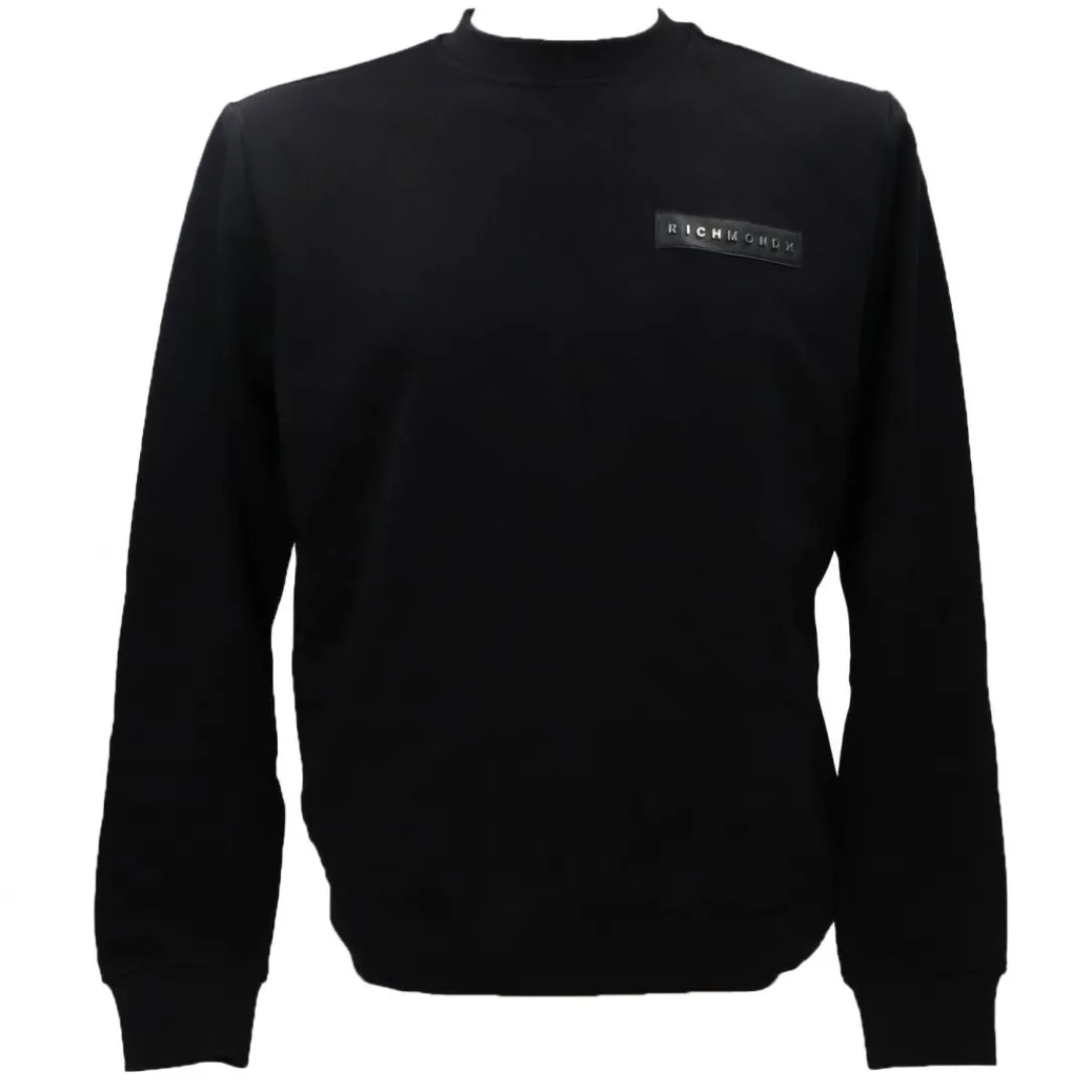 sweatshirt_dimonic_nero_0.webp Richmond Uomo Felpe-SWEATSHIRT DIMONIC Nero