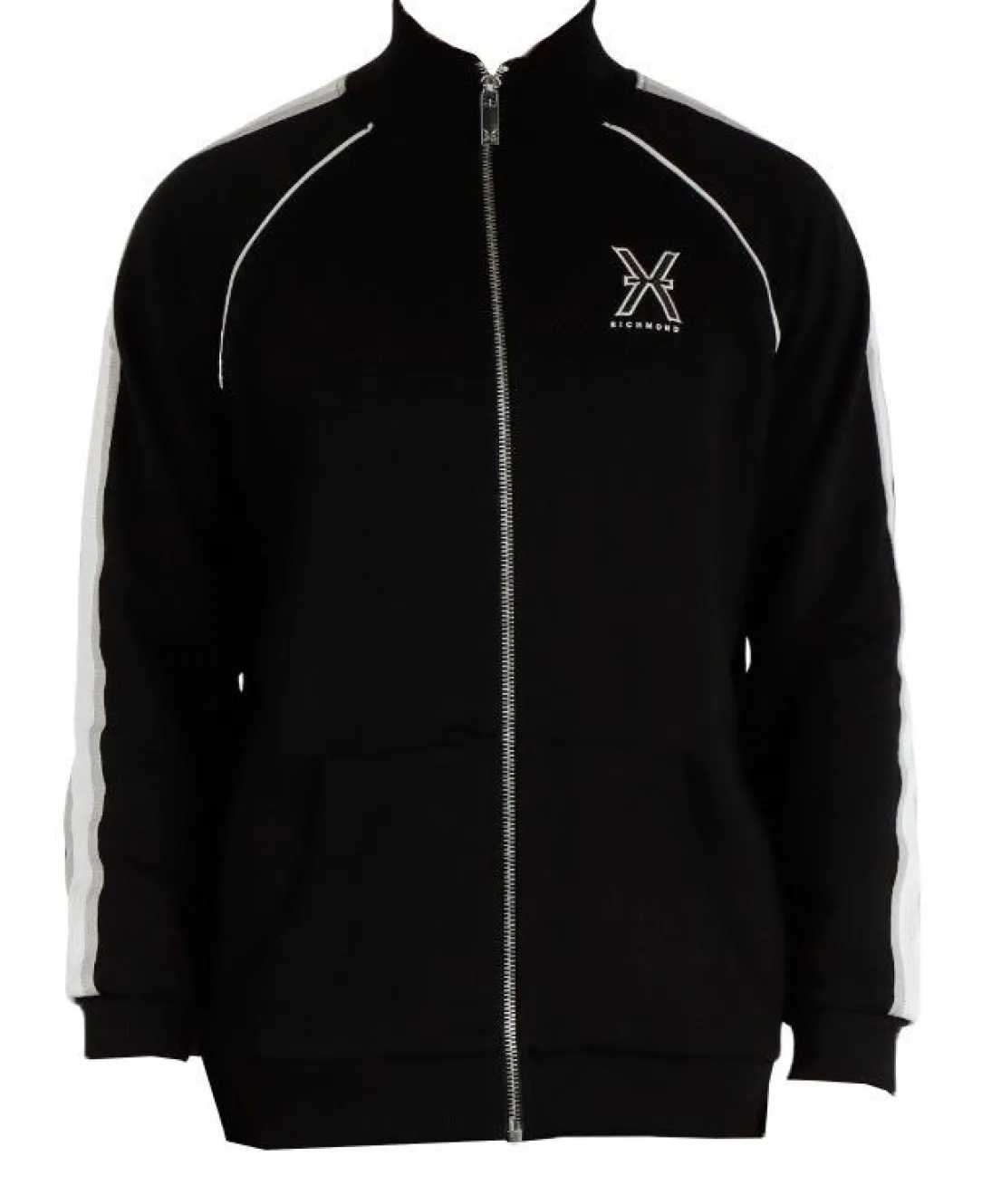 sweatshirt_zip_bongi_nero_0.webp Richmond Uomo Felpe-SWEATSHIRT ZIP BONGI Nero