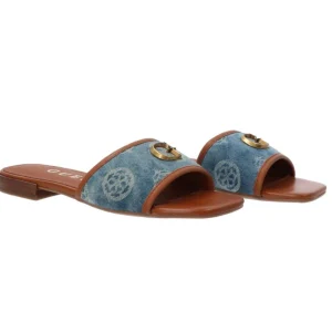 Guess Donna Sandali-TASKP FLJTA2 Azzurro denim