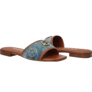 Guess Donna Sandali-TASKP FLJTA2 Azzurro denim