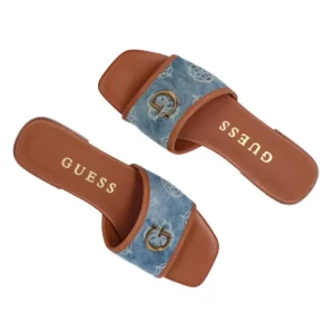 Guess Donna Sandali-TASKP FLJTA2 Azzurro denim