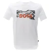 Boss Uomo T-Shirt-TE_BUILDING Bianco
