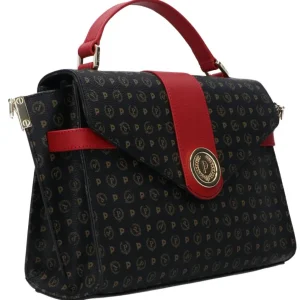 Pollini Donna Borse A Mano-Te8504 heritage logo classic Rosso