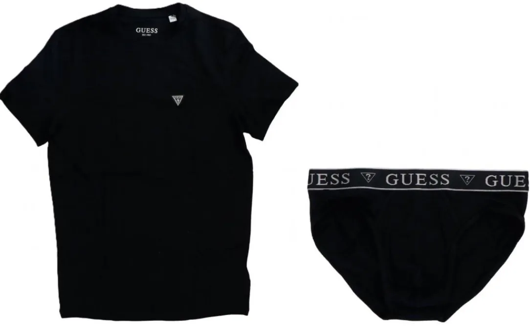 teeslip_pack_nero_1.webp Guess Abbigliamento Intimo-TEE+SLIP PACK Nero