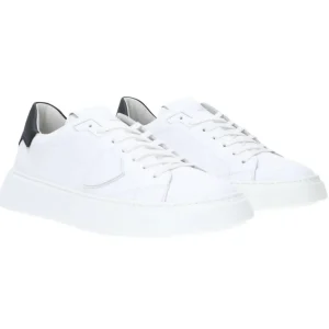 Philippe Model Uomo Sneakers-TEMPLE LOW 24 Bianco Nero