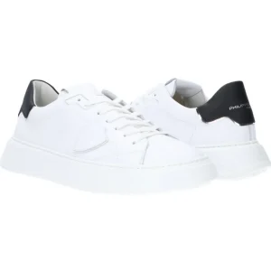 Philippe Model Uomo Sneakers-TEMPLE LOW 24 Bianco Nero