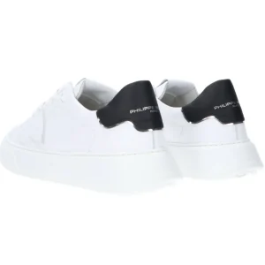 Philippe Model Uomo Sneakers-TEMPLE LOW 24 Bianco Nero