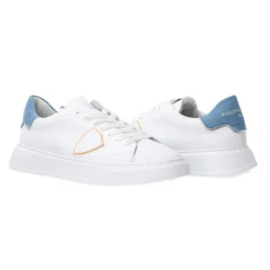 Philippe Model Uomo Sneakers-TEMPLE LOW 24 Denim