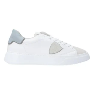 Philippe Model Uomo Sneakers-TEMPLE LOW 24 Grigio chiaro