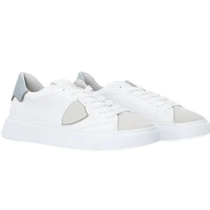 Philippe Model Uomo Sneakers-TEMPLE LOW 24 Grigio chiaro