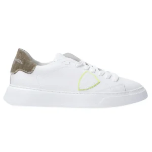 Philippe Model Uomo Sneakers-TEMPLE LOW 24 Verde Denim