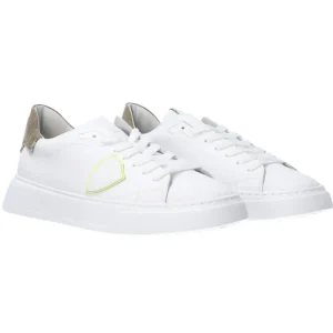 Philippe Model Uomo Sneakers-TEMPLE LOW 24 Verde Denim