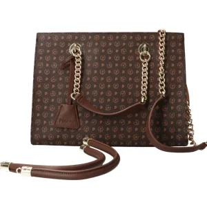 Pollini Donna Borse A Mano-TE8406PP02 Heritage Marrone beige