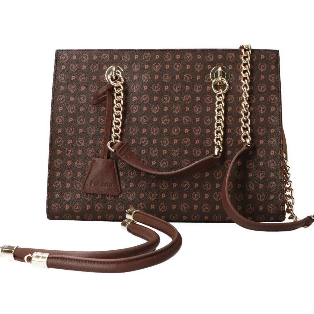 tepp_heritage_marrone_bei_1.webp Pollini Donna Borse A Mano-TE8406PP02 Heritage Marrone beige