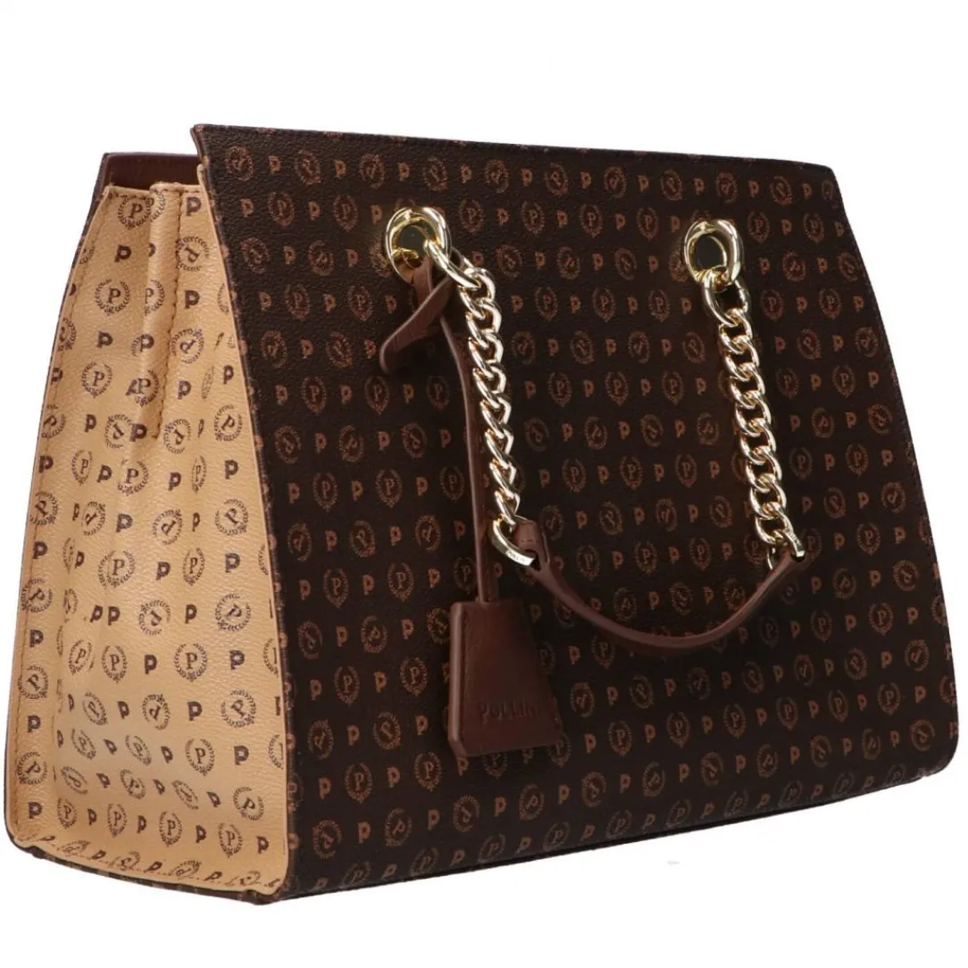 tepp_heritage_marrone_bei_2.webp Pollini Donna Borse A Mano-TE8406PP02 Heritage Marrone beige
