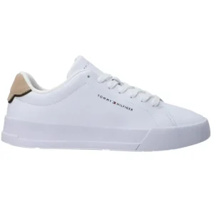 Tommy Hilfiger Uomo Sneakers-TH COURT LTH DETAIL Beige
