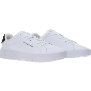 Tommy Hilfiger Uomo Sneakers-TH COURT LTH DETAIL Bianche