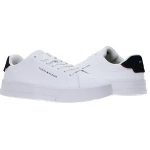 Tommy Hilfiger Uomo Sneakers-TH COURT LTH DETAIL Bianche