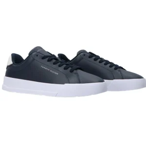 Tommy Hilfiger Uomo Sneakers-TH COURT LTH DETAIL Blu