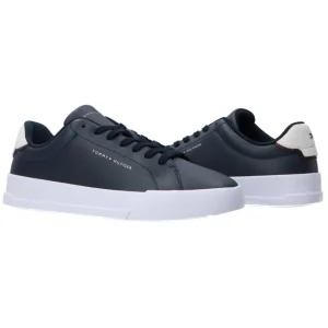 Tommy Hilfiger Uomo Sneakers-TH COURT LTH DETAIL Blu