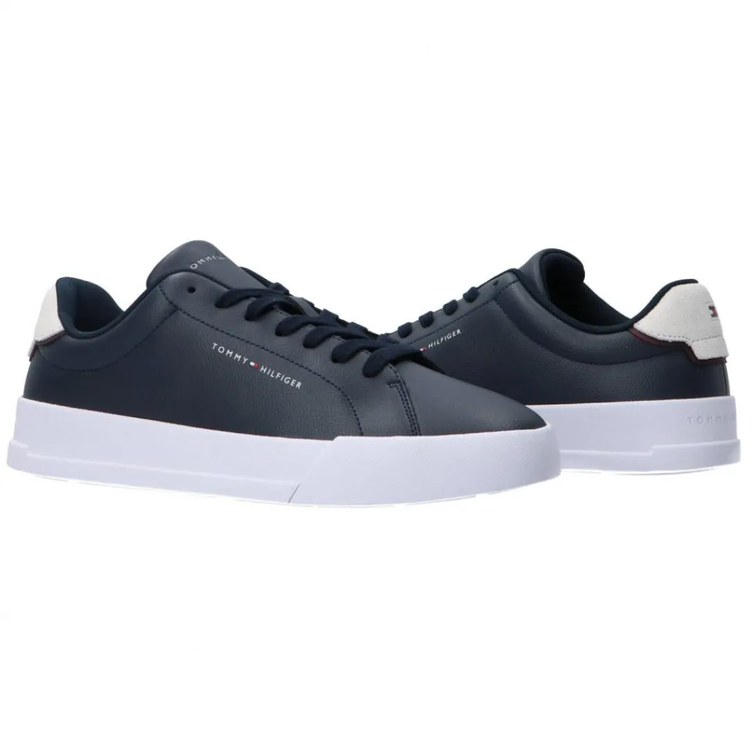 th_court_lth_detail_blu_2.webp Tommy Hilfiger Uomo Sneakers-TH COURT LTH DETAIL Blu