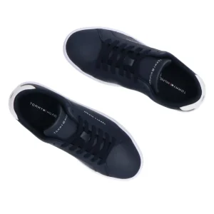 Tommy Hilfiger Uomo Sneakers-TH COURT LTH DETAIL Blu