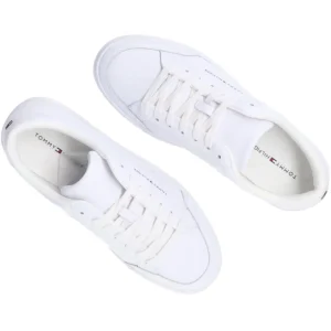 Tommy Hilfiger Uomo Sneakers-TH COURT MIX Bianco