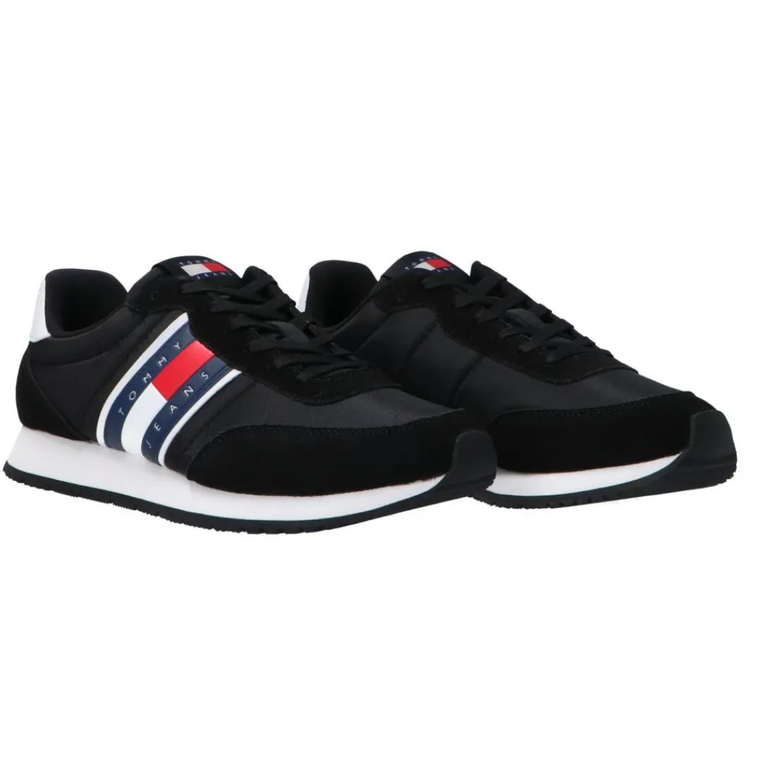 tjm_runner_casual_ess_ner_1.webp Tommy Hilfiger Uomo Sneakers-TJM RUNNER CASUAL ESS Nero