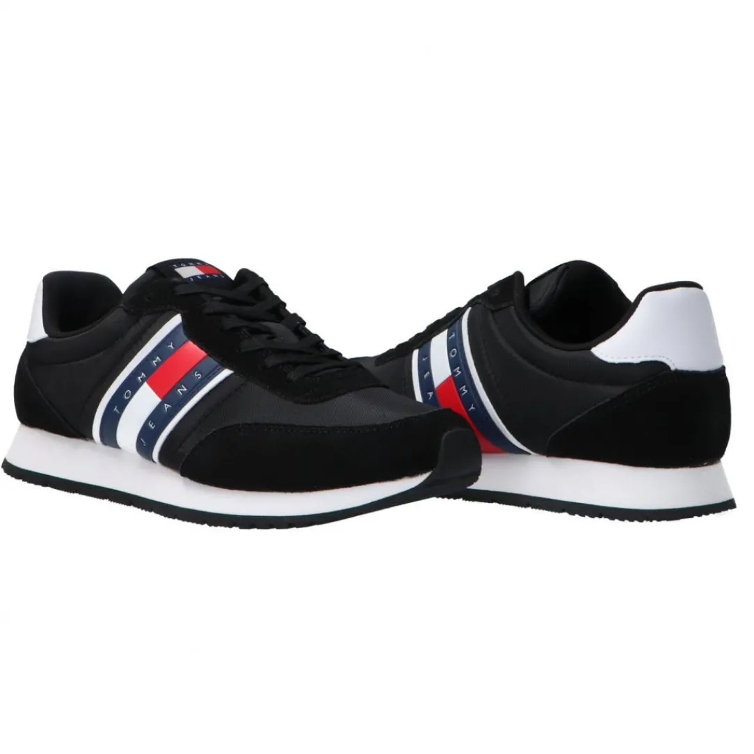 tjm_runner_casual_ess_ner_2.webp Tommy Hilfiger Uomo Sneakers-TJM RUNNER CASUAL ESS Nero
