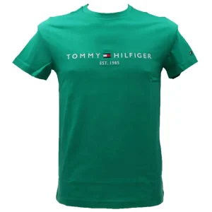 Tommy Hilfiger Uomo T-Shirt-TOMMY LOGO TEE 11797 Verde