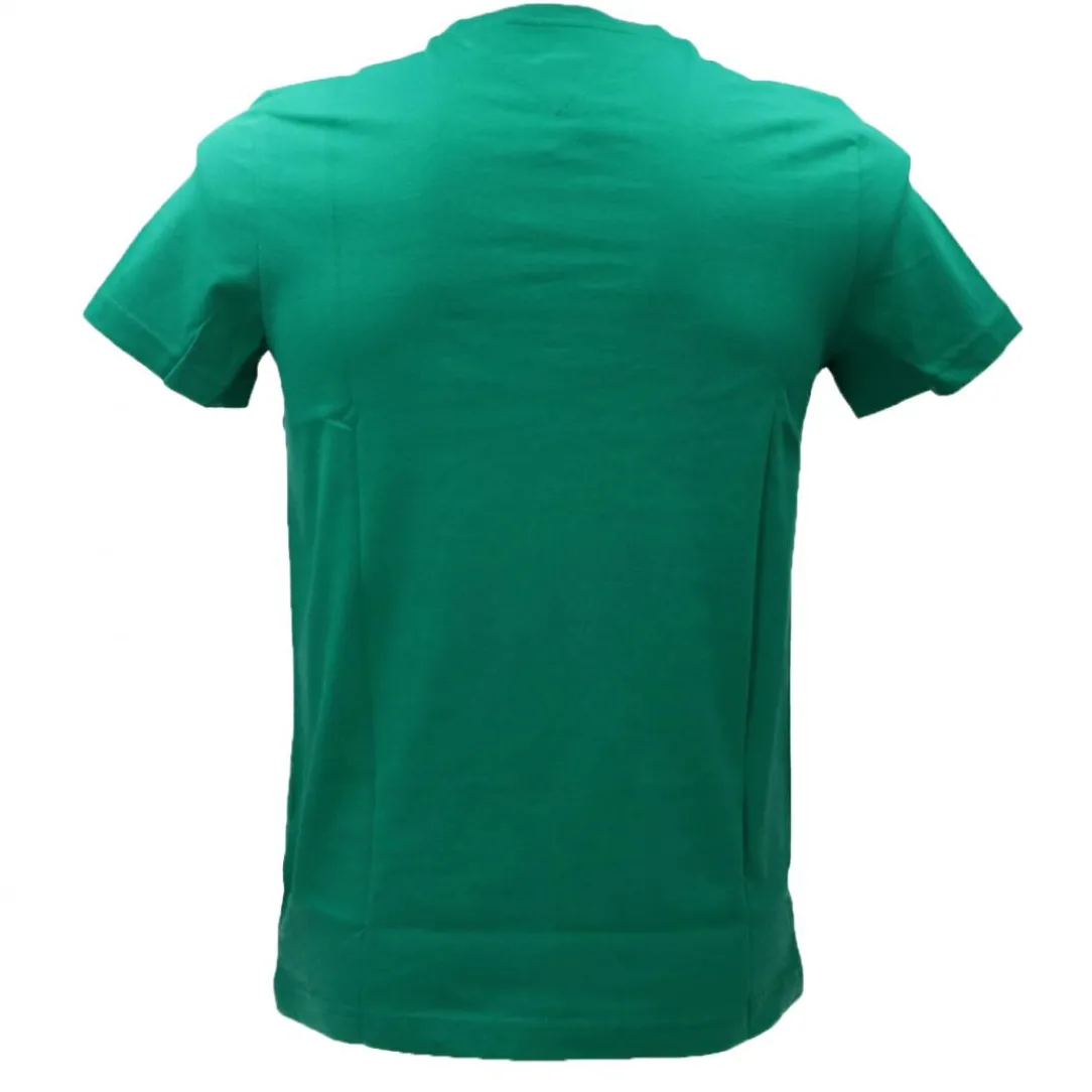 tommy_logo_tee__verde_2.webp Tommy Hilfiger Uomo T-Shirt-TOMMY LOGO TEE 11797 Verde