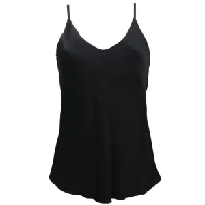 Have One Donna Canotte-TOP BRETELLA SCOLLO V Nero