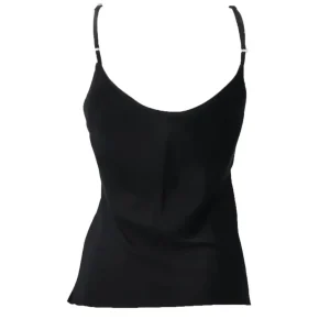 Have One Donna Canotte-TOP BRETELLA SCOLLO V Nero