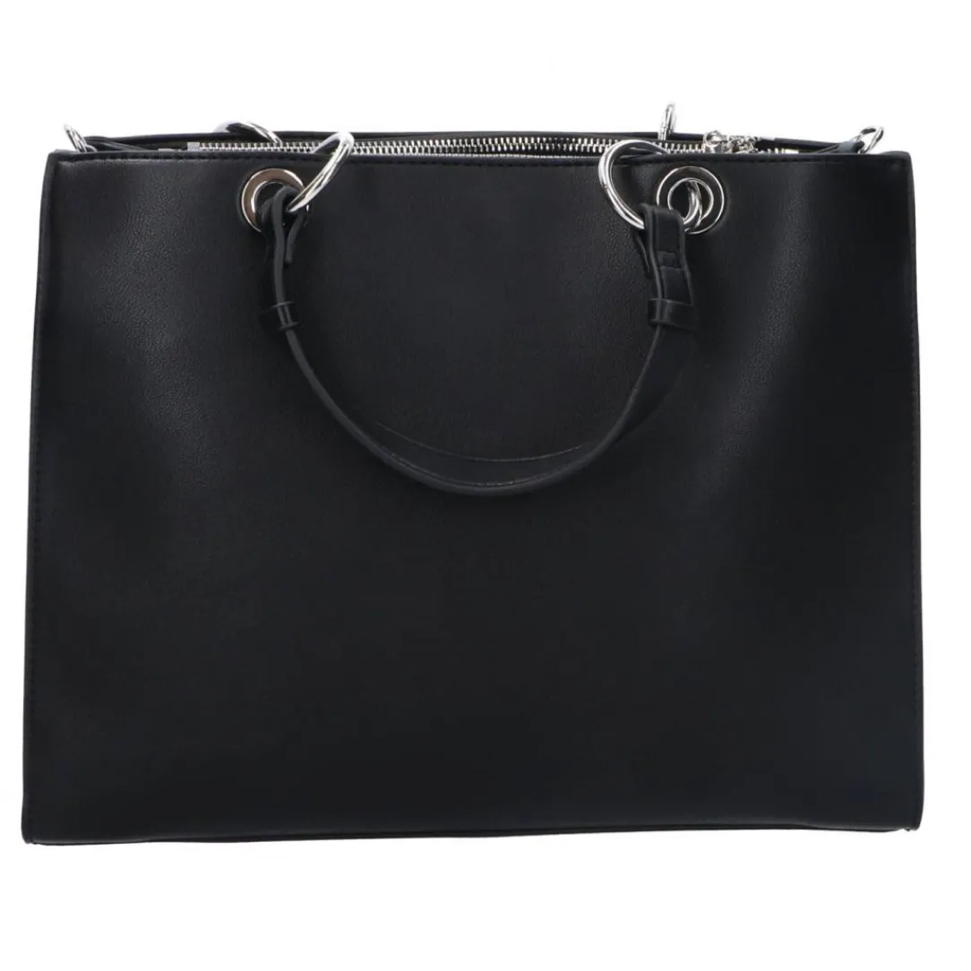 tote_bag_hariu_nero_arge_2.webp Richmond Donna Borse A Mano-23237 TOTE BAG HARIU Nero Argento