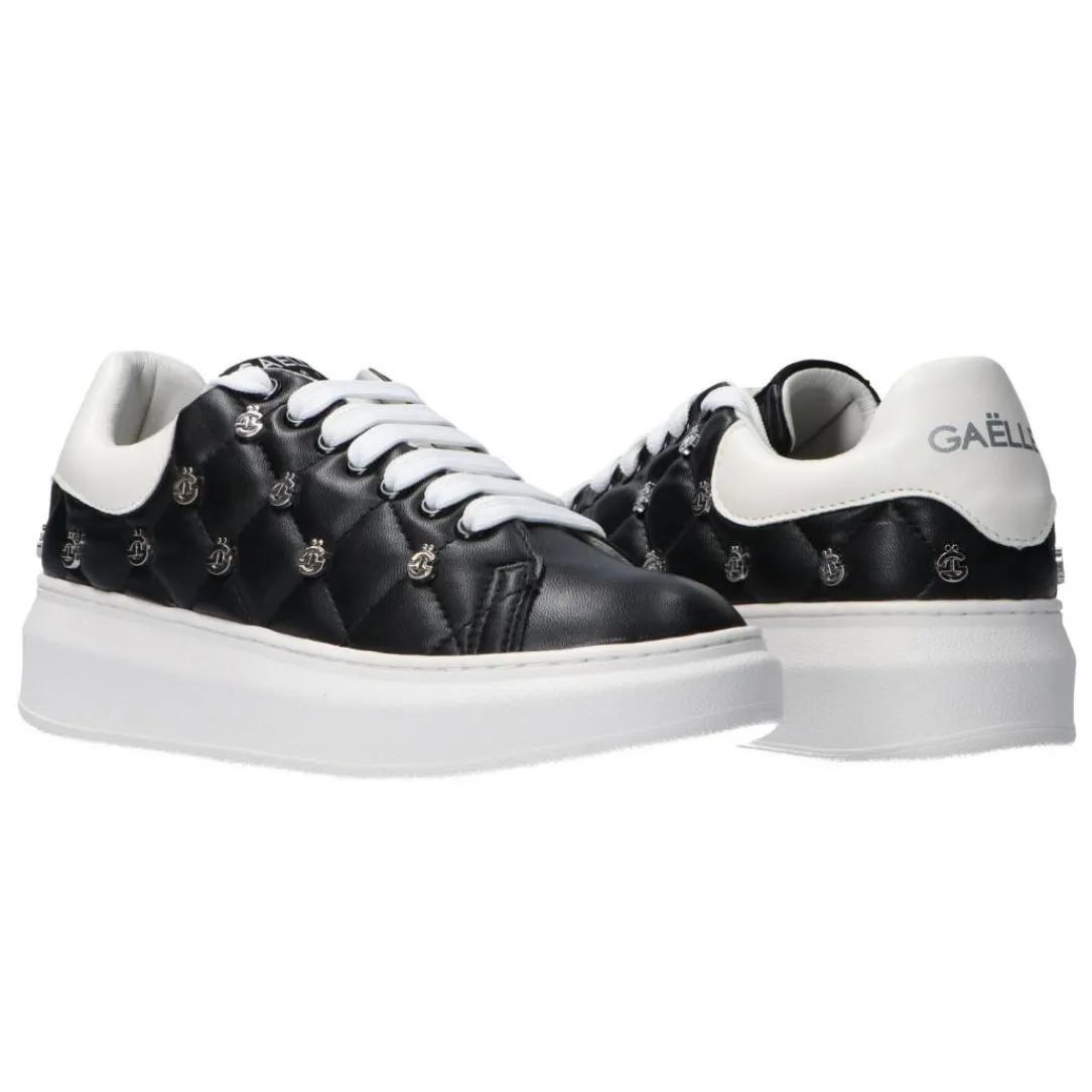 trapuntato_gbds_nere_2.webp Gaelle Paris Donna Sneakers-Trapuntato GBDS2257 Nere