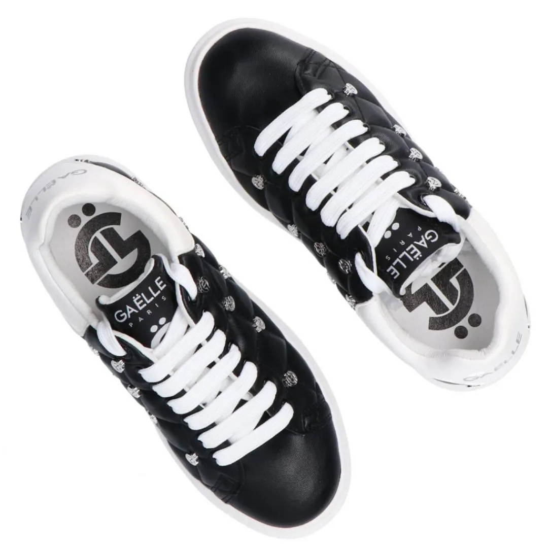 trapuntato_gbds_nere_4.webp Gaelle Paris Donna Sneakers-Trapuntato GBDS2257 Nere