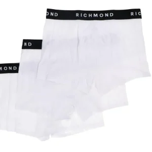 Richmond Abbigliamento Intimo-TRIPACK TRUNKS Bianco Nero