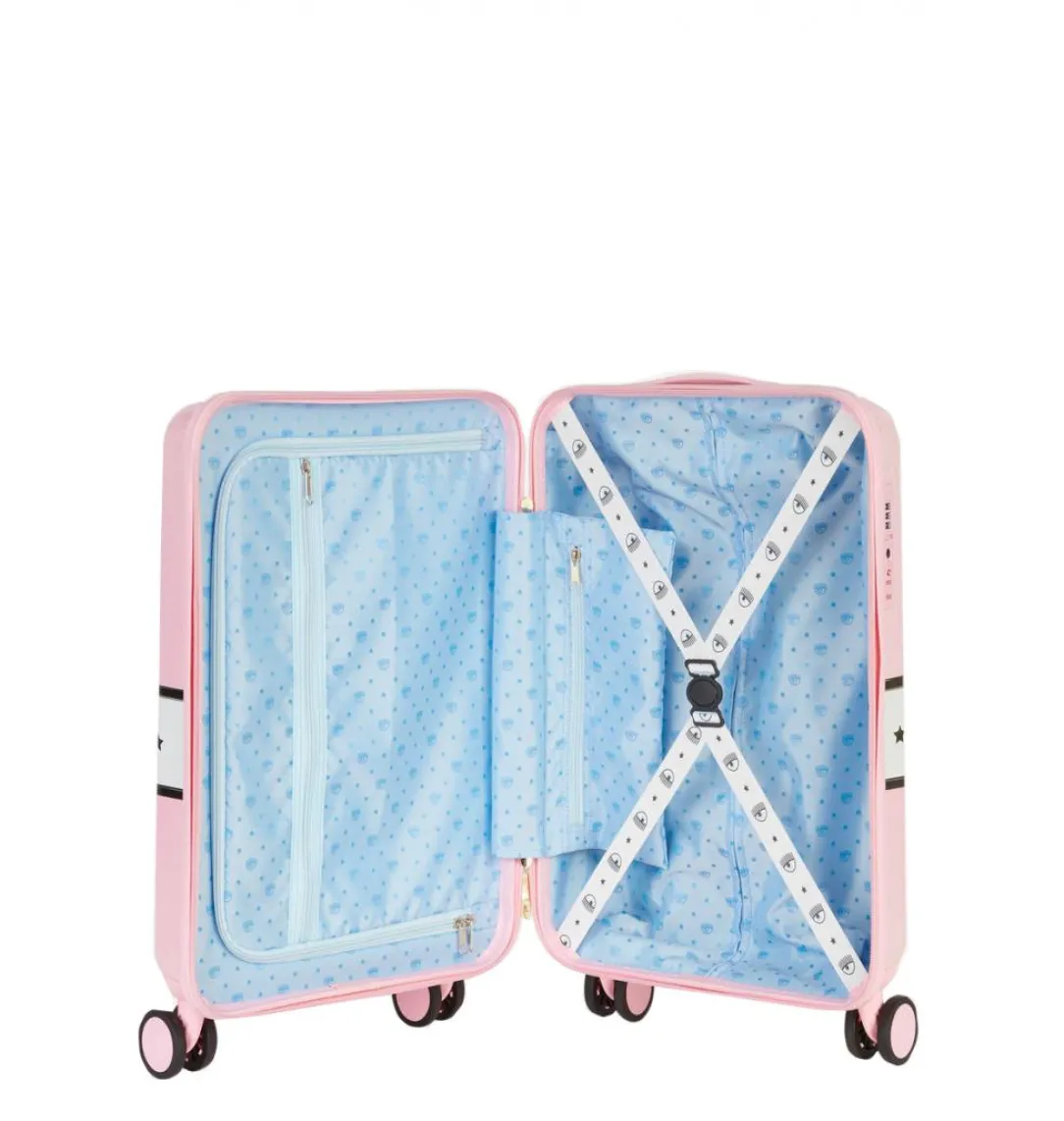 trolley_logomania_s_rosa_2.webp Chiara Ferragni Donna Valigie E Borsoni-TROLLEY LOGOMANIA S Rosa