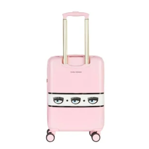 Chiara Ferragni Donna Valigie E Borsoni-TROLLEY LOGOMANIA S Rosa