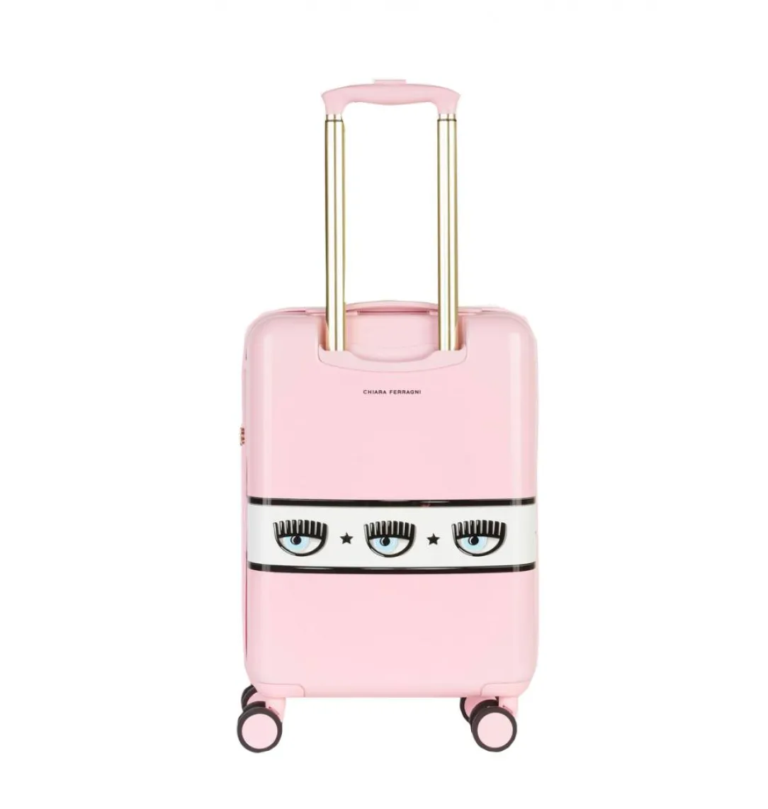trolley_logomania_s_rosa_3.webp Chiara Ferragni Donna Valigie E Borsoni-TROLLEY LOGOMANIA S Rosa