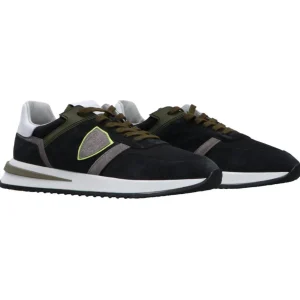 Philippe Model Uomo Sneakers-TROPEZ 2.1 LOW Nero camoscio